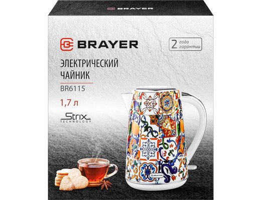 Чайник электрический BRAYER BR 6115 контроллер STRIX